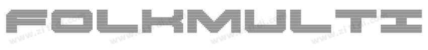 FolkMulti Bold字体转换